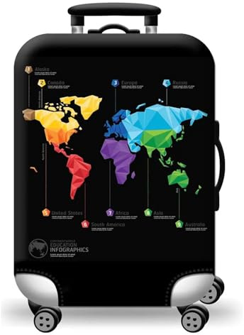 Ockyunoo Funda Maleta, Funda Maleta Grande, Funda para Maletas, Funda para Maletas de Viaje, Fundas Maletas de Viaje, Cubre Maletas Viaje, se Adapta a la Mayoría de las Maletas (XL(28-32 Inch))