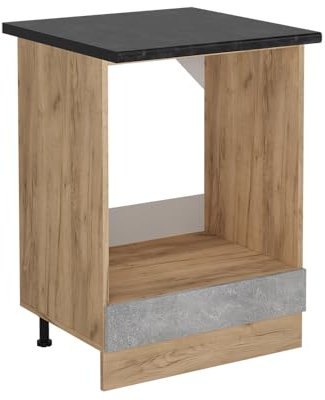 Vicco Mobile per forno da incasso R-Line, Calcestruzzo, 60 cm, PL Antracite