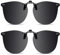 Hifot Sonnenbrillen Clip für Brille,Polarisierte Sonnenbrille für Brillenträger Sonnenbrille Aufsatz Flip-up Clip on Sonnenbrille für Frauen und Männer