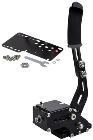 Freno de mano USB para PS4, PS5 y PC, compatible con el sistema de frenos Logitech G25/G27/G29 T500, pieza para juego de carreras(With plate)