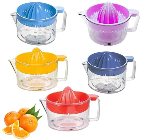 Manual Fruit Juicer Citrus and Lemon Lime Orange Squeezer Plastic Multifunctional Hand Press Juicer