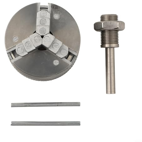 HomeVortex Z011 Dreibacken-Vierbacken-Handbohrfutter, Zinklegierung, Drehfutter mit Verbindungsstange, elektrischer Bohrer-Adapter, Werkzeugset, Werkzeugset, Werkzeugmaschinenzubehör (B)