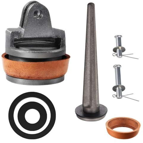 Schwengelpumpe Ersatzteile typ 75, Langlebige Dichtung, Schwengelpumpe Ersatzteile, Einfache Installation, Schwengelpumpe, für Brunnen, Gärten und Bewässerung (Grau)