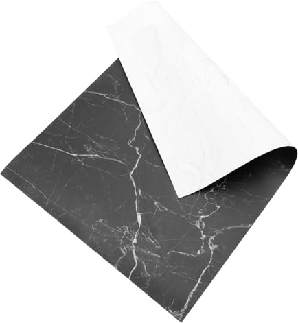 GLEAVI Adesivo Decorativo Frigorifero e Lavastoviglie Pellicola Faccia Effetto Bianco e Nero Resistente All e Facilmente Rimovibile per Cucina