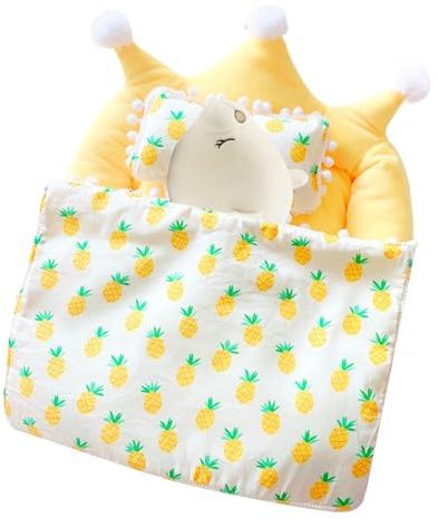 Accessoires de literie pour poupées pour bébés,Couvertures Oreillers Accessoires de lit Ensemble de Jeu - Jeu de rôle Jeu d'habillage Jouets de Meubles pour et collectionneurs