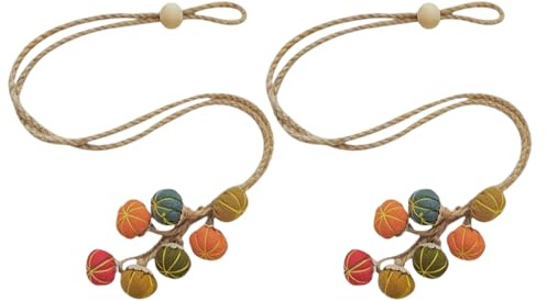 Obesntln Cortina Embras - Rustic Rideaux Set, Decoración Estacional, Abrazos Ajustables, Elegante Accesorio para El Hogar para Eventos | Cortina, Rusti French Window Ensemble Corina Introducen