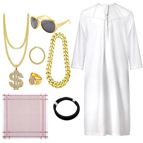 -Kostüm für Herren, Naher, Kostüm-Zubehör, Naher Outfit für Herren, für Kostüm, Halloween, Weihnachten, Karneval, Party