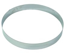 Gobel - Cercle de pâtisserie à mousse inox - Ø14 cm h4,5 cm - 10/10ème | Fabriqué en France ; inox 10/10ème, idéal mousses, entremets et bavarois ; démoulage facile, qualité pro