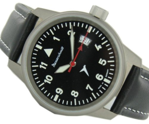 Aristo Herren Messerschmitt Uhr Fliegeruhr Titan ME-41DAY