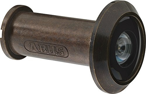 ABUS 2203W B/DF 26095 Türspion, mit 3 Verlängerungen, Braun