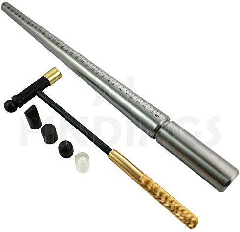 Ringriegel A-Z+6, mit Messing-Hammer