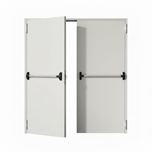PORTA TAGLIAFUOCO 1 ANTA REVERSIBILE ANTIPANICO REI 120 ANTINCENDIO (160x215-2 ante 80+80 - con doppio manigl. antip.)