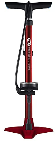 CRANKBROTHERS Bomba de Piso Gema-Estampado Base-Rojo, Talla única