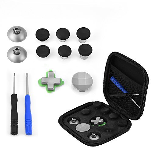 Riuty 2193/5000 Juego de Botones de reemplazo magnético para la Mini Gorra del Dispositivo para la Palanca de Mando PS4 / Xbox One