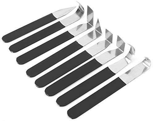 8 Pack Töpferwerkzeug Modellierwerkzeug Keramik Metall Kopf Skulptur Werkzeuge Shapers Keramik Schneidwerkzeuge Zubehör für Carving Lehm Skulptur Modellierung