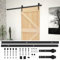 vidaXL Porta Scorrevole con Set Hardware 90x210 cm in Legno di Pino