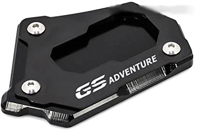 HSSM Seiten Für BMW R 1200 GS LC R1200GS ADV R1250GS Adventure R 1250 GS CNC Seitenständer Vergrößern Verlängerung Motorradständer (Color : Black GS ADV)