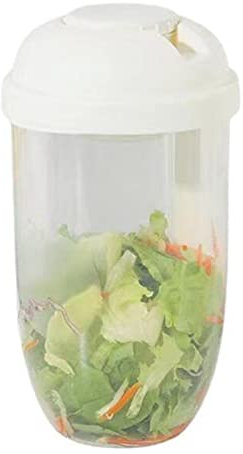 PAKEY Salad Box 1000 ml, Cereal Nut Yogurt Salad Cup Container Set with Fork Sauce Cup Lid Bento Food Bowl Kitchen Lunch Box