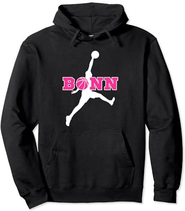 Bonn Basketball Fan Support Rheinland Stadion pink Pullover Hoodie