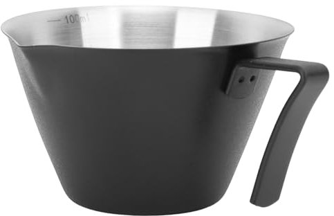 Vaso Medidor de Metal, Vaso Medidor 100ml 304 (negro mate)