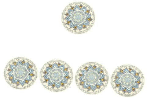 Garneck 5St runde Tischaufkleber schutzfolie für möbel möbelschutzfolie schmücken Küchentisch aus Marmor Runder Aufkleber für den Tisch Dekorativer Aufkleber für den Tisch Esstisch Film