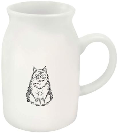 Azeeda 300ml 'Himalayan Cat' Ceramic Milk Jug (MJ00014372)