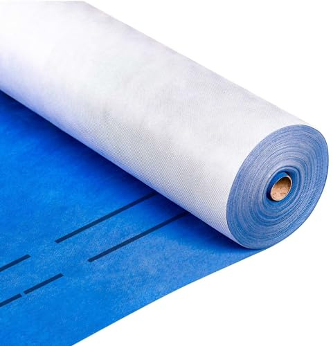 HAUSA Unterspannbahn Dach Titanium HU200SK 200g/m² 37,5m² (1,5mx25m) Dachfolie mit klebestreifen hochdiffusionsoffene wasserdichte Unterdeckbahn witterungs- alterungsbeständig reißfest Schalungsbahn