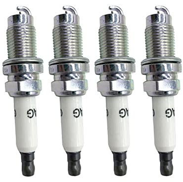 LKIWSDS Zündkerzen 4 Stück Neu 03F905600A IZFR6P7 97153 Auto Iridium Zündkerze Passend für Audi A1 A3 Beetle 1.2L Seat Altea Ibiza Leon Skoda VW Golf Polo