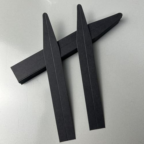 200Pcs Black Blotter Strips Test Paper for Aromatherapy Essential Oil Tester,Fragrance Bottle Shapes Perfume Tester Strips (6.5''X0.8'')