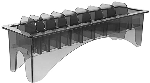 Soporte para Peines Guía de Ps Diez Compartimentos | Caja Organizadora para Barbería, Diseño Resistente y Estable, Uso en Peluquería Profesional