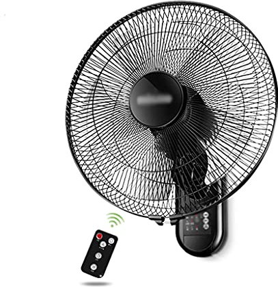 SFNIOKFG Industrieller Wandventilator, Hochgeschwindigkeits-3-Gang-Lautloser elektrischer Haushaltsventilator mit Fernbedienung - Wandventilator, 16 Zoll - 5 Flügel, Wandmontage, Industriev