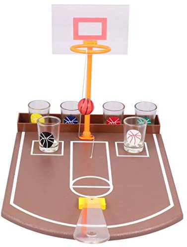 Alasum Desktop Basketball Trinkspiel Acryl Langlebig Für Bar Party Und Zuhause Kreatives Barzubehör Spielzeug