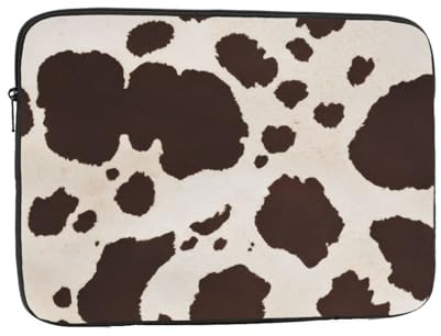 GMSGHJHDR Water-Resistant Laptop Case Sleeve Cow Fur Print - Slim & Portable Shockproof Protective Cover For 10 Inch, 12 Inch, 13 Inch, 15 Inch, 17 Inch Laptops