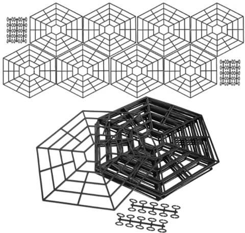 Filet de Protection pour Poissons de Bassin - à hérons - Design en Maille hexagonale - Outils de Protection pour Adultes - Accessoires de Jardin