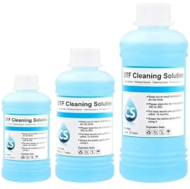 Solution de nettoyage de nettoyage de nettoyant DTF Liquide 250 ml 500 ml 1000 ml Compatible avec le film de transfert direct Imprimante de la tête de la tête d'impression Compatible avec les impriman