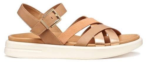 Geox Sandalo da donna D XAND 2S B Wedge, beige/pesca, 35 EU