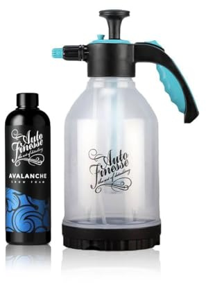 Auto Finesse Power Foam Kit | Pressure Sprayer & Avalanche Snow Foam 500ml | Professional Car Pre-Wash & Detailing