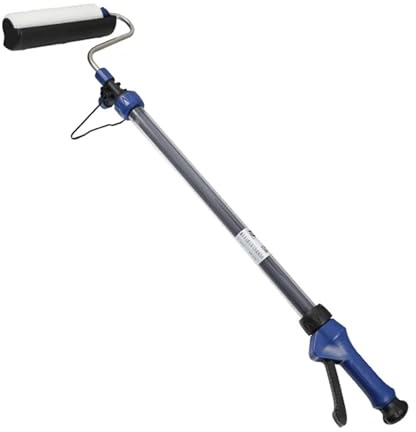 Self-Priming Paint Roller Brush with 1.6M Extension Pole - Multi-Functional Wall Painting Tool with Removable Wool Core for Easy Cleaning