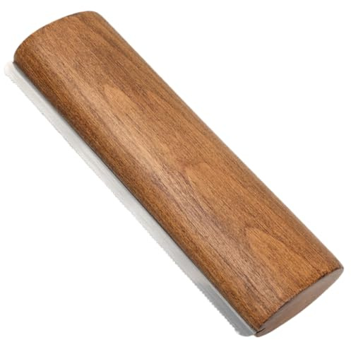 BESTonZON Pferdeputzbürste und Metall 20cm Lang Werkzeug zum Enthäuten und Fellpflege Schützende Pferdepflegebürste für Einfache Reinigung im Stall