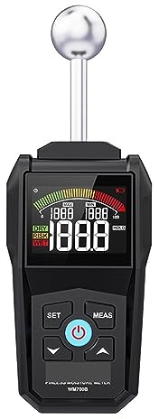 Misuratore di umidità del legno digitale Schermo LCD Igrometro Rilevatore di umidità del legname senza contatto Allarme Tester di umidità Rilevatore di umidità