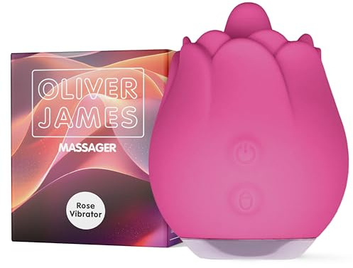 Oliver James Rose Toy Vibratore per Donna con 10 Modalità (Rosa)