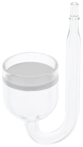 vreplrse Glas CO2-diffusor för akvarium, CO2-utrustning säkerställer korrekt CO2-tillförsel för växter, förbättrar tillväxt och estetiskt tilltal, koldioxiddiffusor för vattenväxter, CO2-tillförsel
