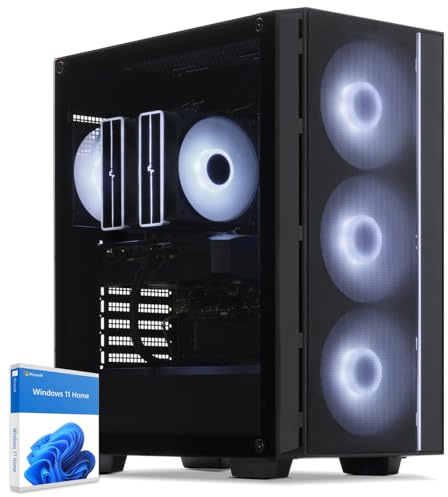 Sedatech Gaming PC • RTX 5070 | AMD Ryzen 5 7500F | 32GB DDR5 | 2TB SSD M.2 | WLAN 6E | BT 5.3 | Win 11