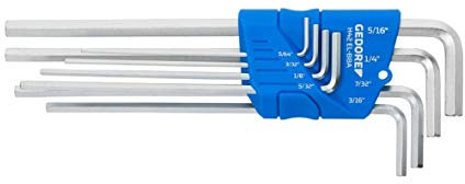 GEDORE Winkelschraubendreher-Satz lang im Halter 8-teilig AF, 1 Stück, H 42 EL-88 A