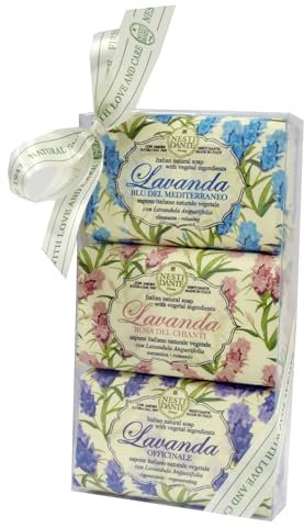 Nesti Dante Seife Italienisches natürlichem Lavendel Set (150 g x 3)