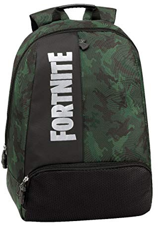 FORTNITE - Zaino Scuola Unisex per Bambini e Ragazzi con Spallacci Regolabili e Retro Imbottito, Chiusura Principale e Tasca Frontale con ZIP, Zaino Viaggio - Ufficiale Fortnite