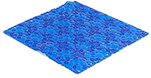 TENDANCE Tapis Fond de Douche Anti-dérapant Bulles 50 x 50 cm Bleu Marine