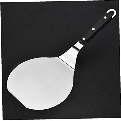 Ustensiles de cuisson en acier inoxydable 1pc ronde Pizza Spatule Peel Pelle Turner Gâteau Lifter Plateau Pan Accueil Cuisine Cuisson Outils pâtisserie