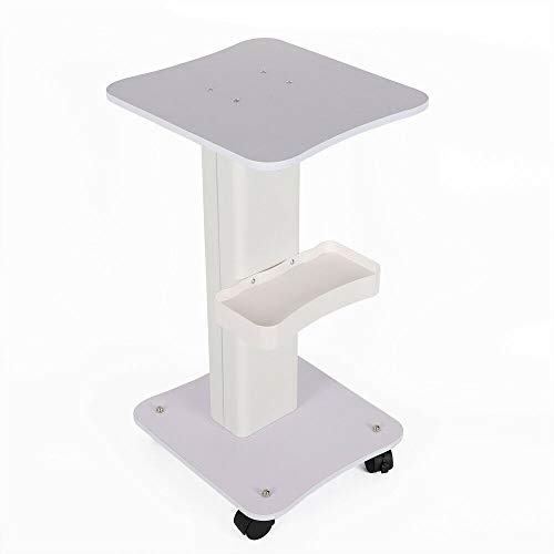 Futchoy Chariot de Beauté Chariot Machine Esthetique Chariot de Rangement Utilitaire Chariot Commode Roulant avec Plateau pour Salon de Beauté, Blanc