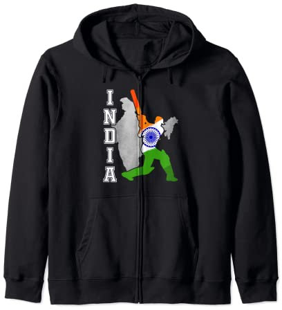 Indian Cricket Jersey India Cricket Team Lover Supporter Kapuzenjacke